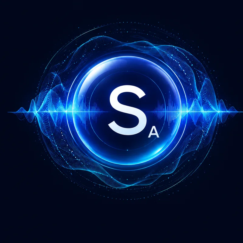 Abstract voice orb: Sally